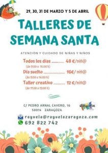 talleres-semana-santa 20 21 Talleres de Semana Santa
