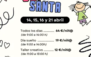 Cartel colonias Semana Santa